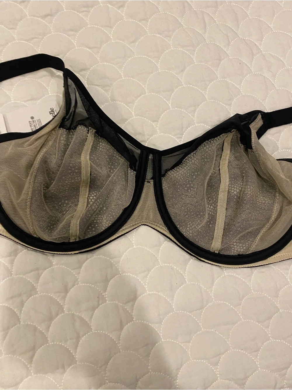 Chantelle Black Lace Bra NWT 40DD